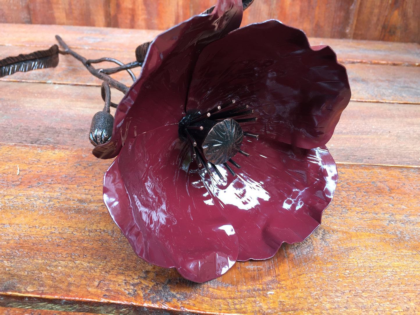Hand forged poppy, bridesmaid gifts, gift for bride, bridesmaid gift, bride gift, brides gift, bachelorette party, gift for bridsmaid, poppy
