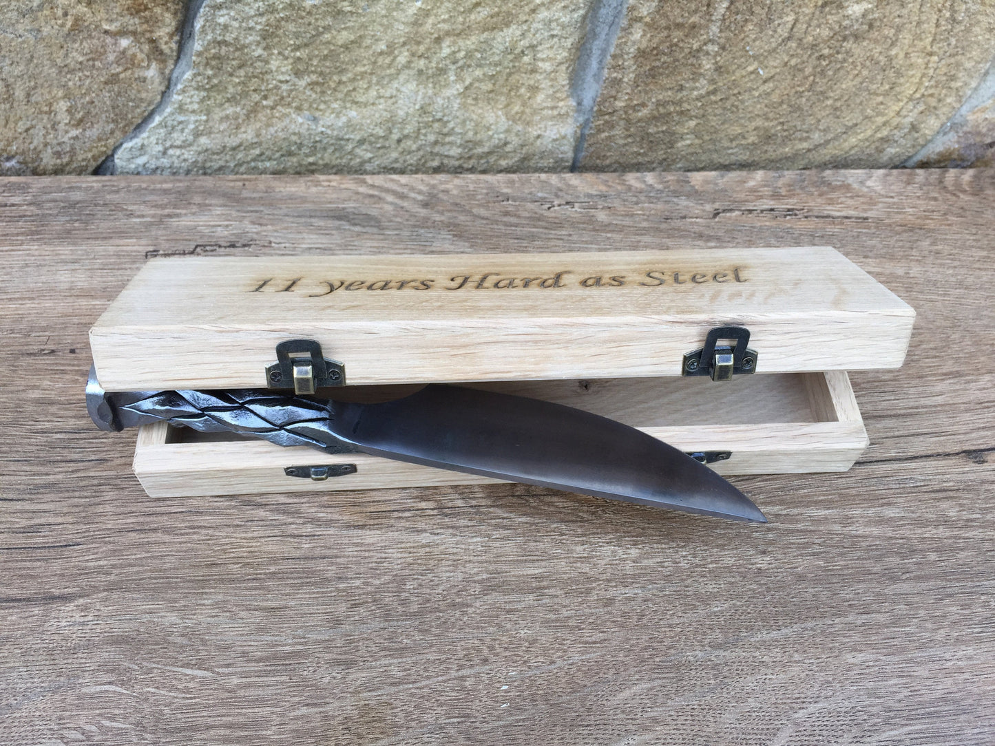 Steel gifts for him -11th anniversary, steel gifts, steel anniversary gifts, railroad spike knife, steel art,steel anniversary gifts for men