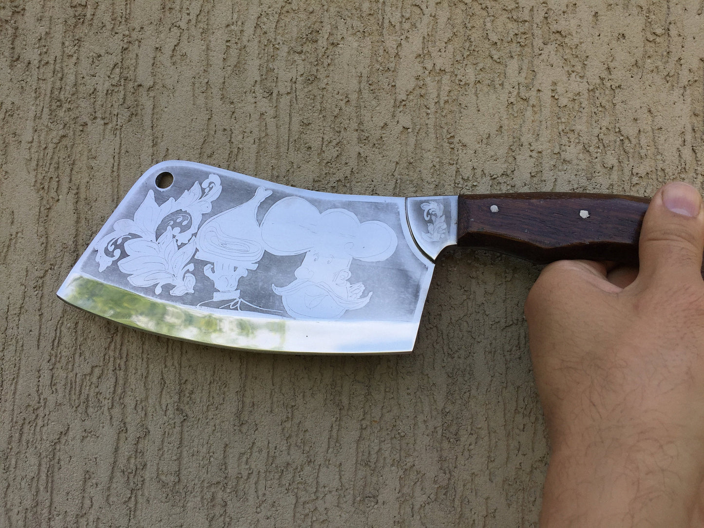 Steel anniversary gift for her, 11th anniversary gift for her, steel gifts for her, stainless steel kitchen knife, 11th anniversary for her