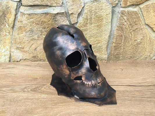 Axe holder, axe stand, viking axe, Leviathan axe, mens gifts, God of War axe, iron skull, medieval axe, tomahawk, gift for him,gifts for men