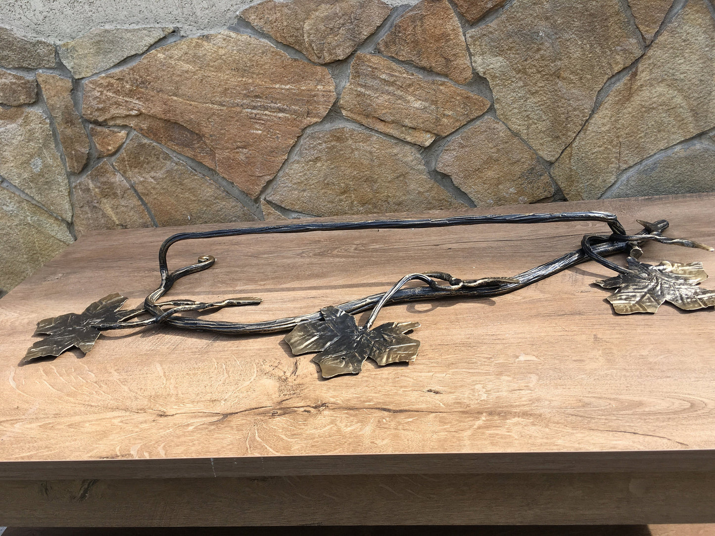 Towel holder, towel bar, towel rod, towel rack, towel hooks, bathroom decor, maple decor, hanger, hooks, towel gift, towel hanger,towel ring