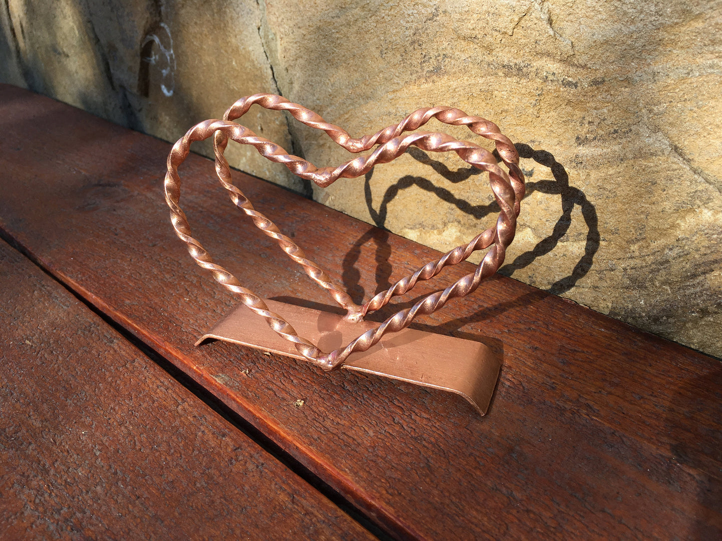 Copper napkin holder, napkin holder, copper gifts, 7 year gifts, 7th anniversary gift, copper anniversary, copper wedding, love talisman