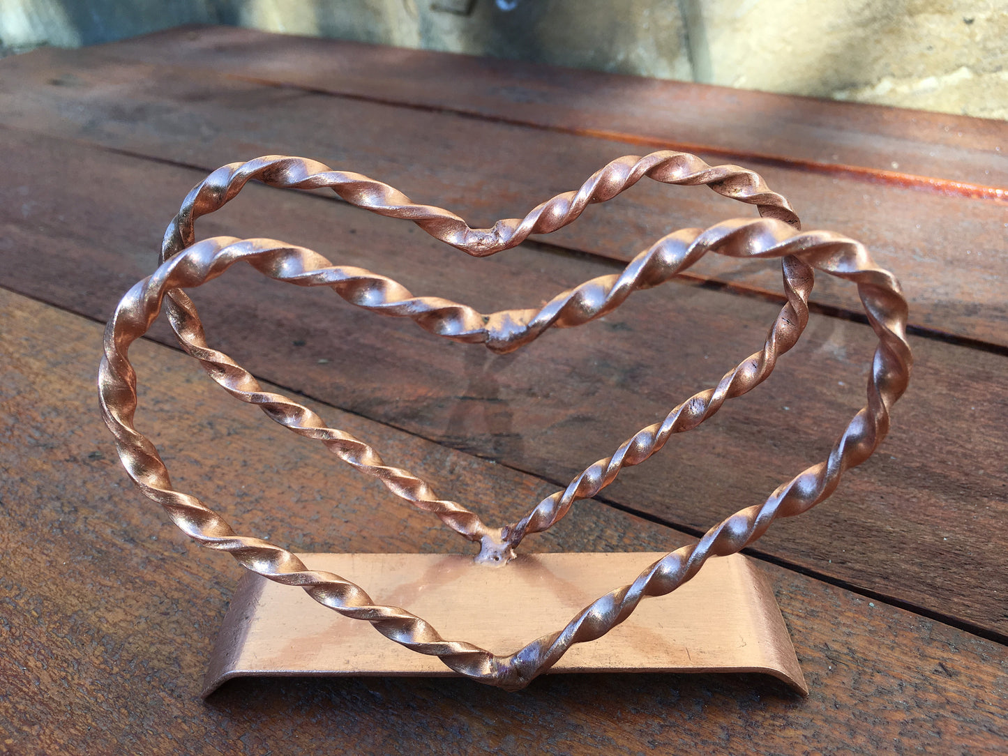 Copper napkin holder, napkin holder, copper gifts, 7 year gifts, 7th anniversary gift, copper anniversary, copper wedding, love talisman