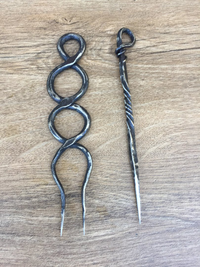 Viking cutlery, viking fork, skewer, food pricker, cutlery set,re-enactment, barbeque gift, BBQ fork, BBQ skewer, medieval kitchen, BBQ gift