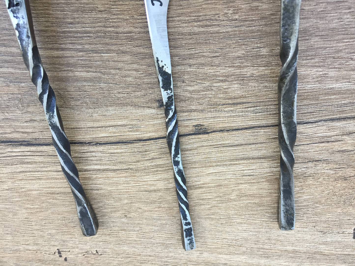 Medieval cutlery set, knife, spoon, middle ages cutlery, camp equipment, grill tools, forged flatware, forged dining set, forged fork, fork