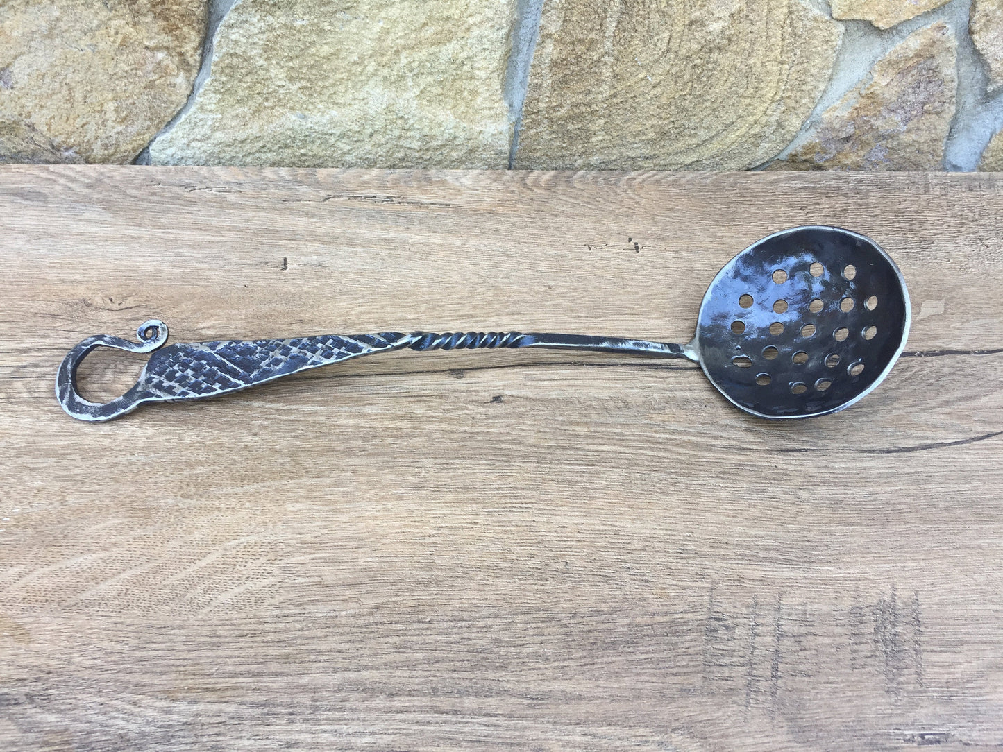 Medieval cutlery, ladle, ladle water dipper, spatula, fork, spoon, middle ages cutlery, camp equipment, serving utensils, kitchen utensils