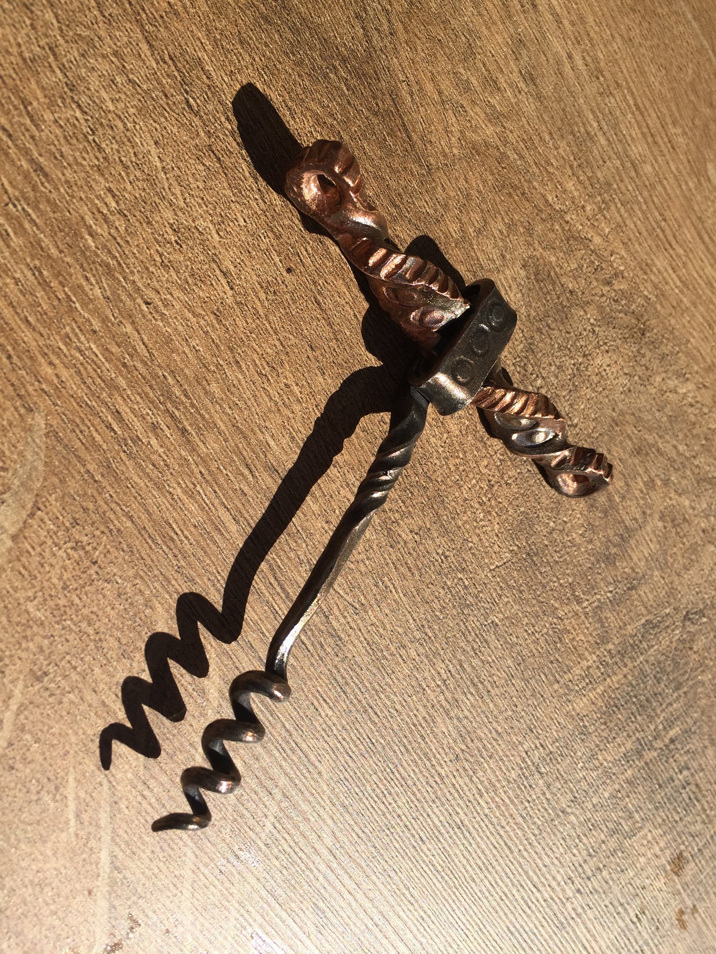 Copper corkscrew, cork screw, copper gifts, copper anniversary, 7th anniversary gift for him, corkscrew, copper gift for him, bottle opener