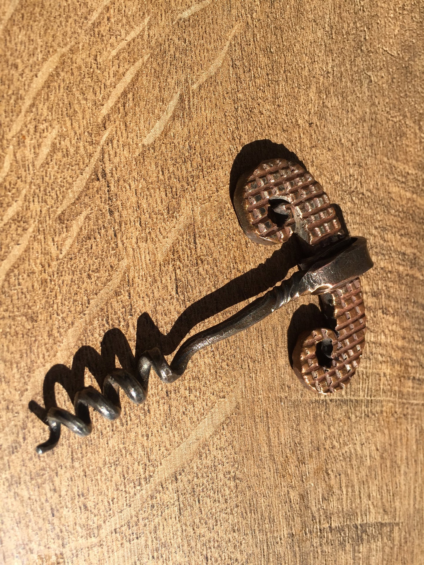 Copper gift for him, copper gifts, copper corkscrew, cork screw, copper anniversary, 7th anniversary gift for him, corkscrew, bottle opener