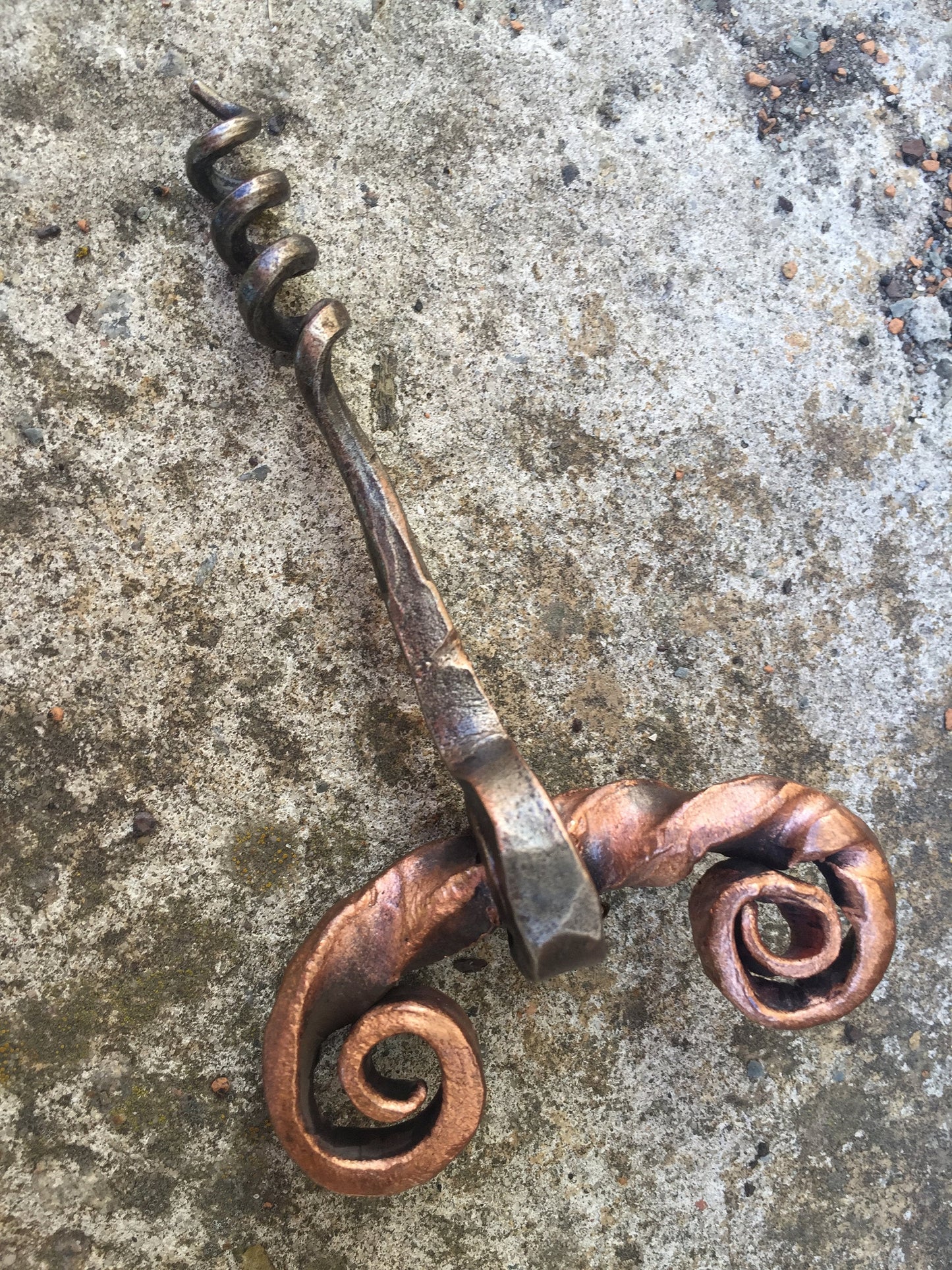Copper anniversary gift for him, copper corkscrew, copper gift for him, copper gifts, cork screw, 7th anniversary gift for him, corkscrew