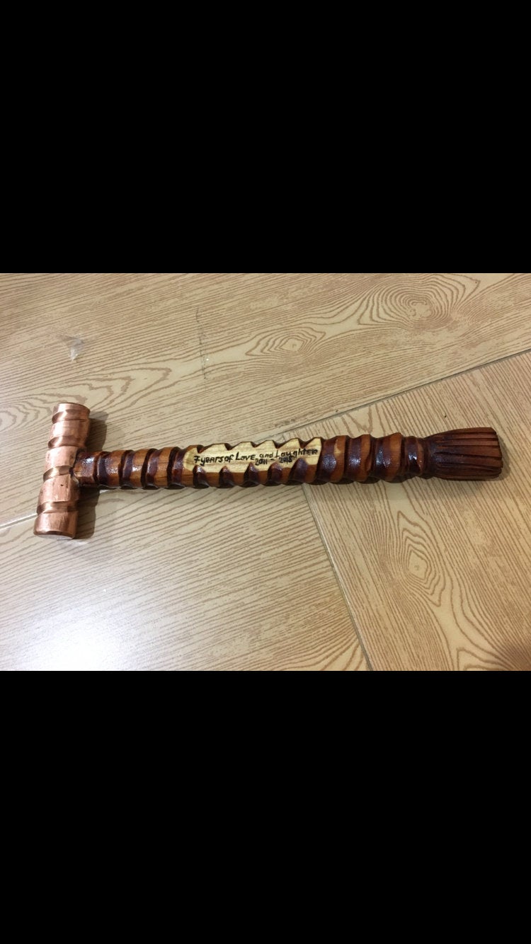 7th anniversary gift for him, copper mini hammer,copper hammer,copper gift for him,copper gifts for him,copper gifts,mallet, edc hammer,thor