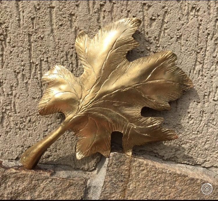 Engraved bronze leaf, bronze anniversary gift, bronze gifts, 8 year gifts, 8th anniversary, bronze horseshoe, bronze gift idea, bronze gift