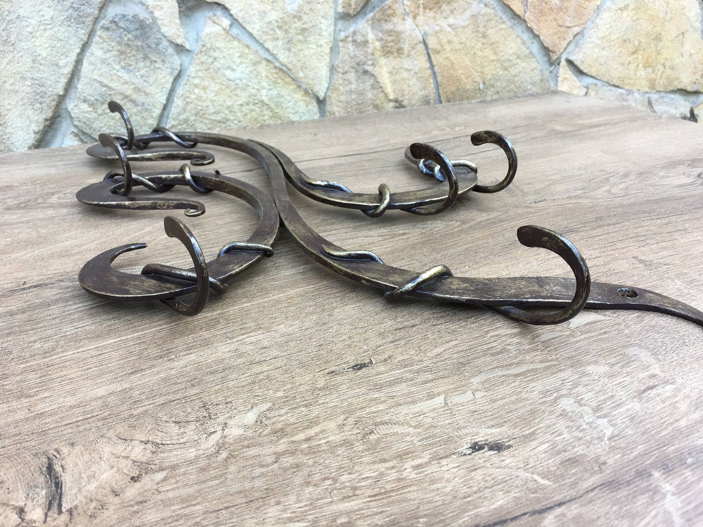 Wall hanger, wall decor, towel holder, hanger, coat hanger, kitchen decor, hooks, decorative hooks, hanger for wedding, Christmas gift