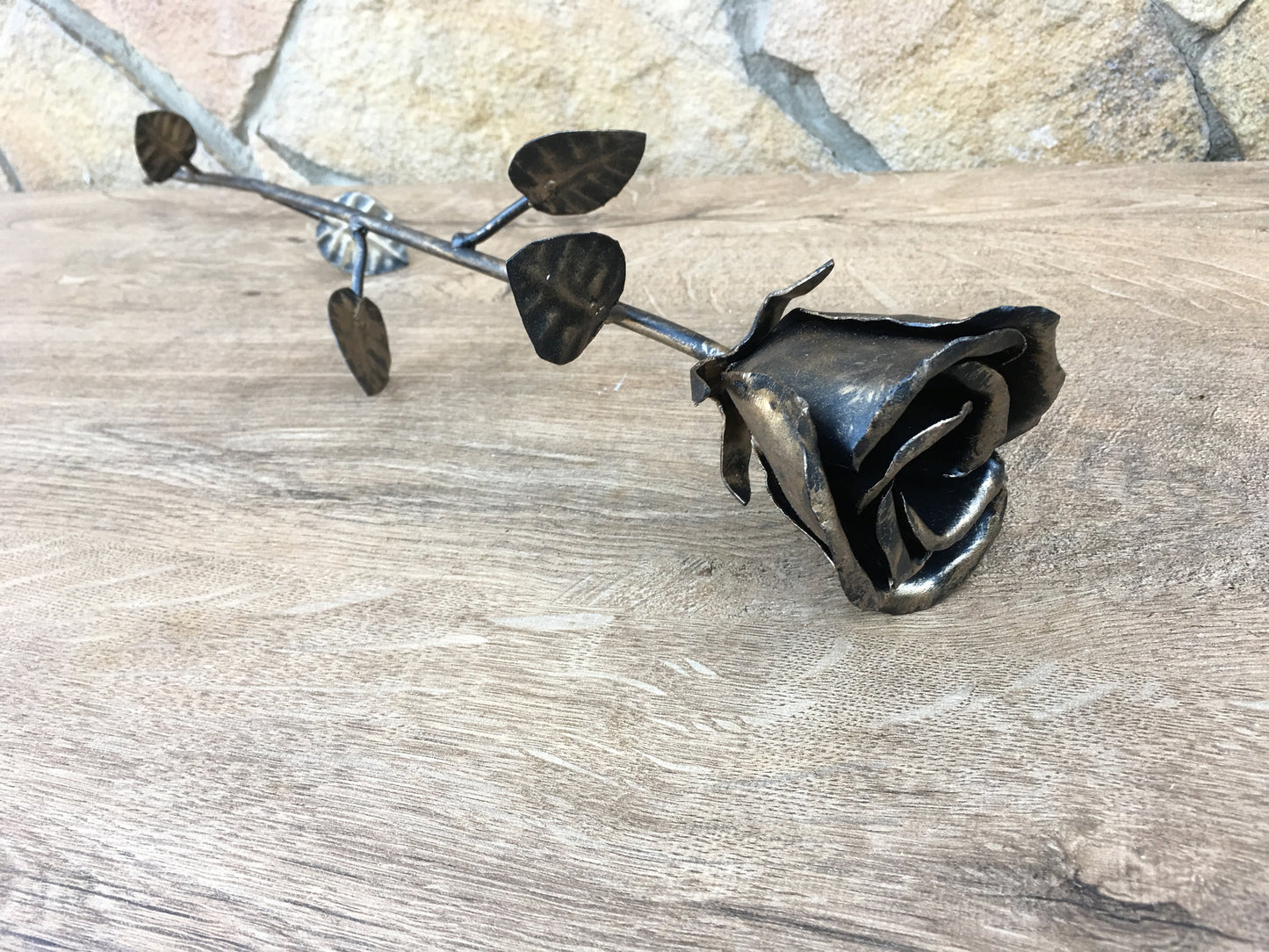 Iron rose, steel rose, metal rose, forged flower, metal bouquet, iron gifts, iron anniversary gift for her, steel anniversary gift, forged