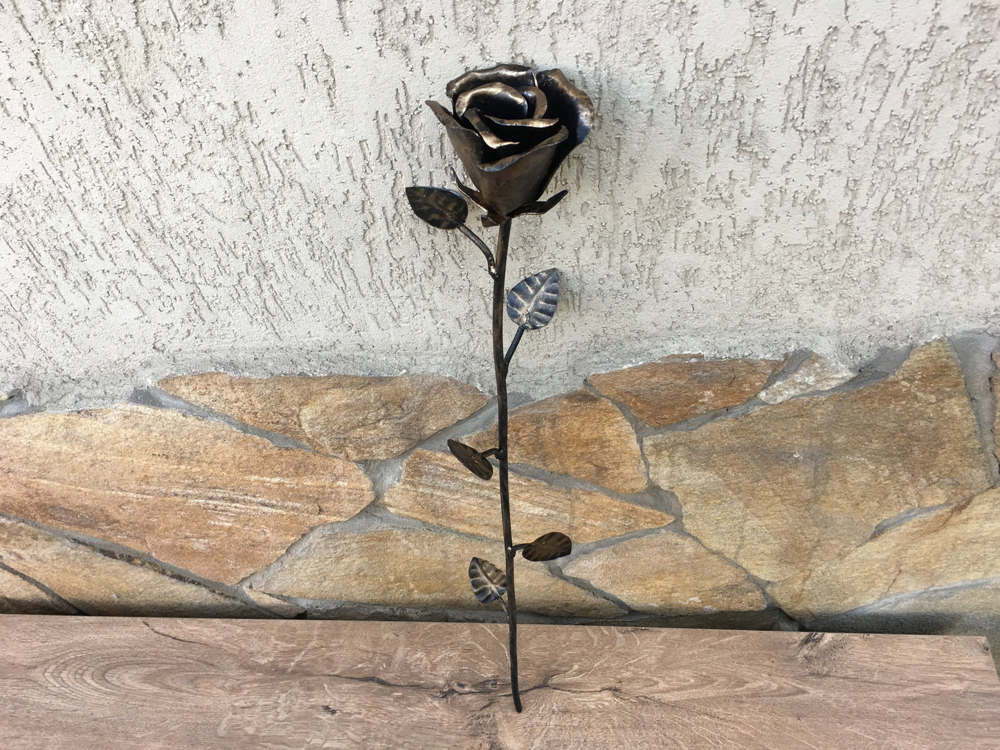 Iron rose, steel rose, metal rose, forged flower, metal bouquet, iron gifts, iron anniversary gift for her, steel anniversary gift, forged
