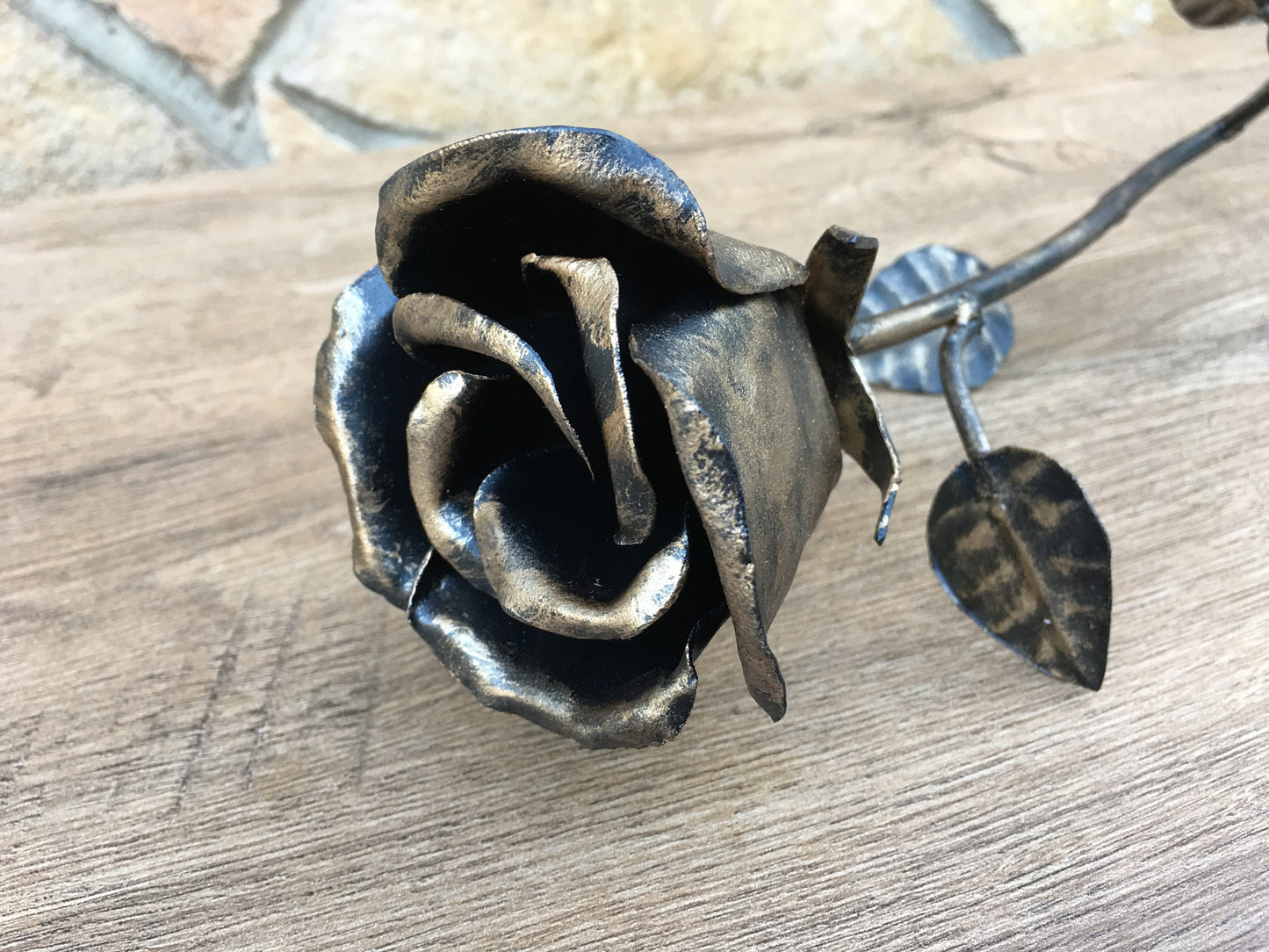 Iron rose, steel rose, metal rose, forged flower, metal bouquet, iron gifts, iron anniversary gift for her, steel anniversary gift, forged