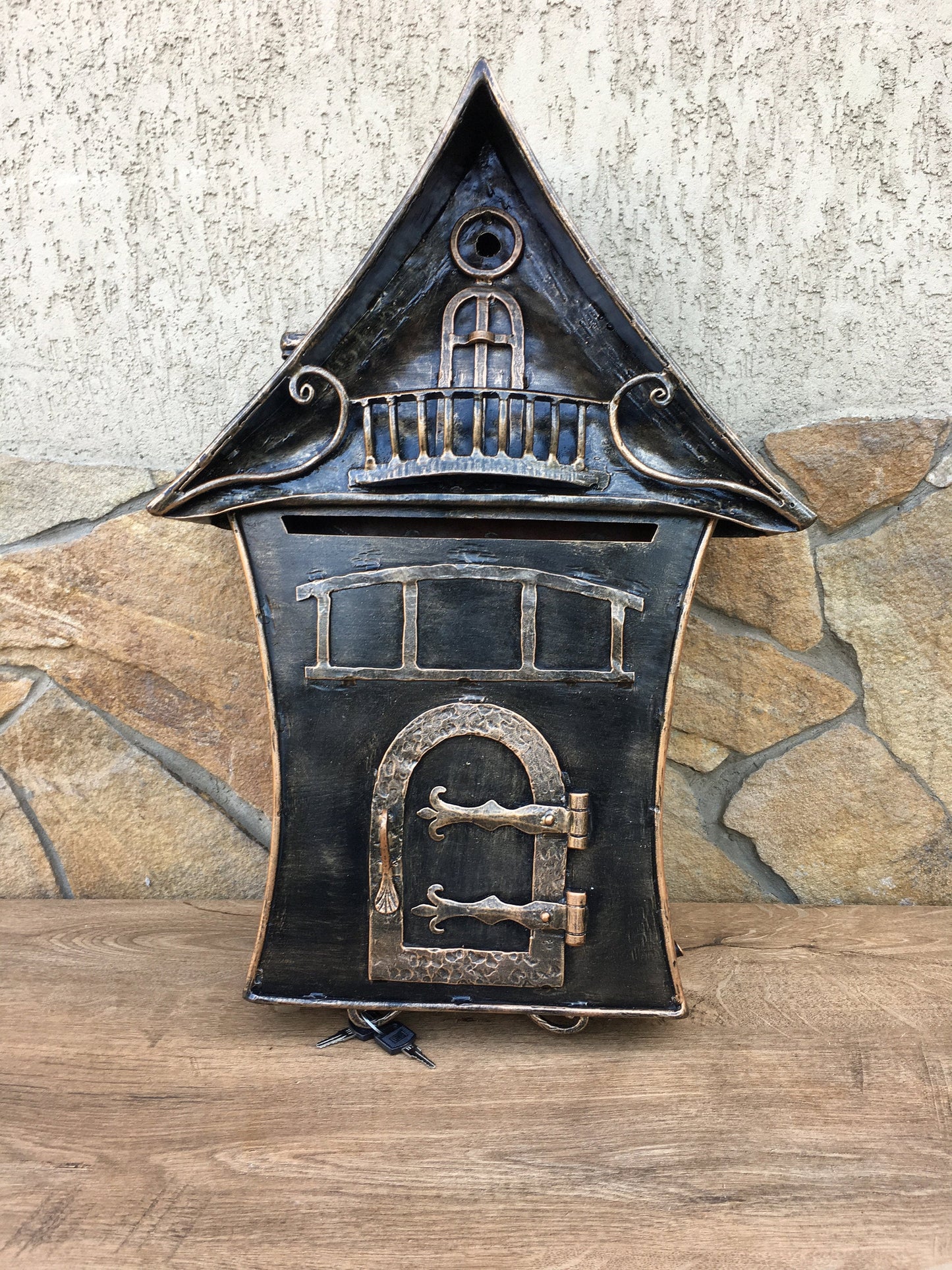Post box metal, metal mail box, wedding letter box, royal mail, wedding card box, large post box, money box, English mail box, lockable box