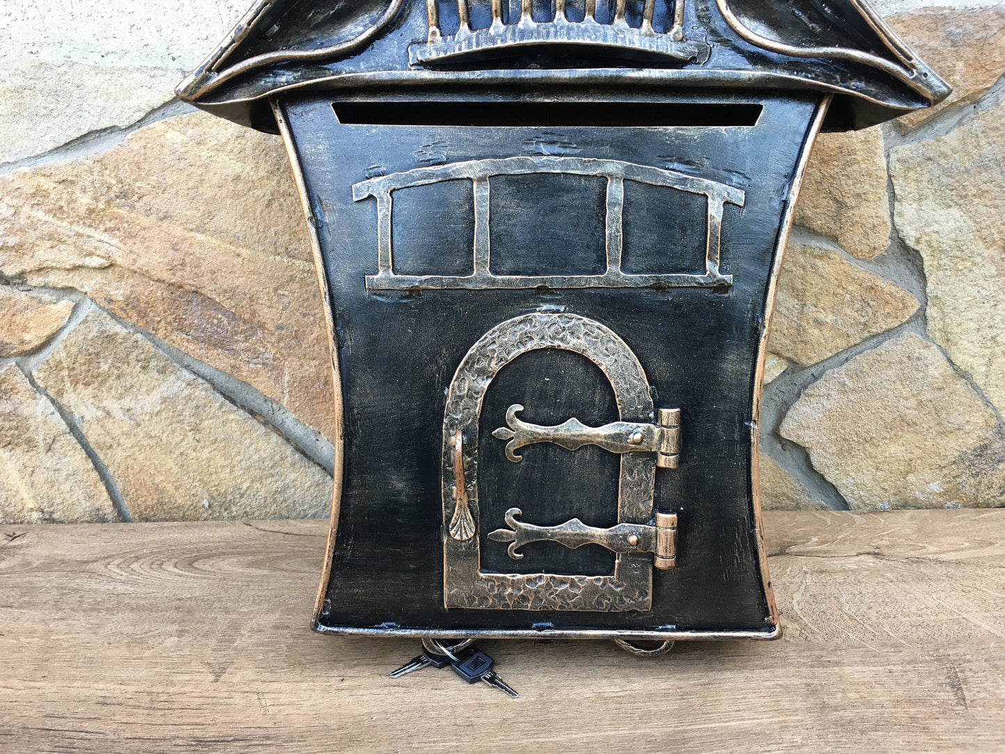 Post box metal, metal mail box, wedding letter box, royal mail, wedding card box, large post box, money box, English mail box, lockable box