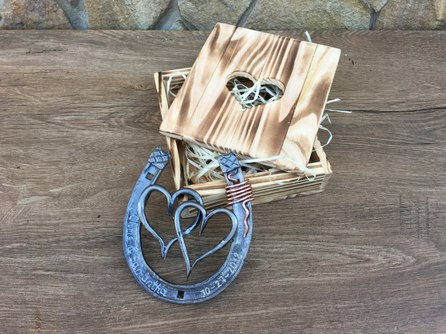 Iron horseshoe, 6th anniversary gift, iron anniversary, iron anniversary gift, iron gift,6th anniversary gift for her,iron hearts,iron gifts