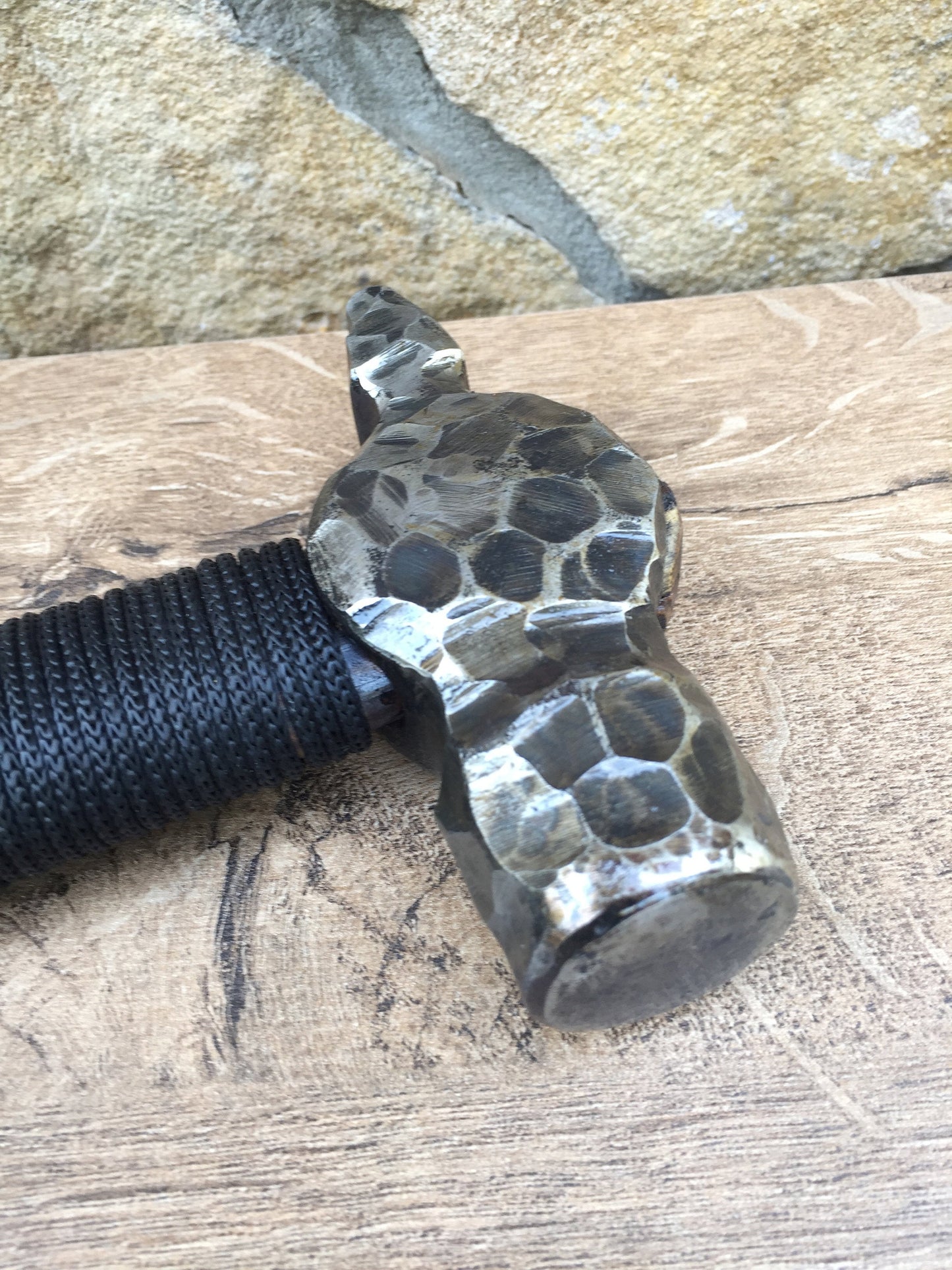 Hand forged hammer, handyman tool, viking axe,his birthday gift, mens gift, iron gift for him, Thors hammer, steel hammer, blacksmith hammer