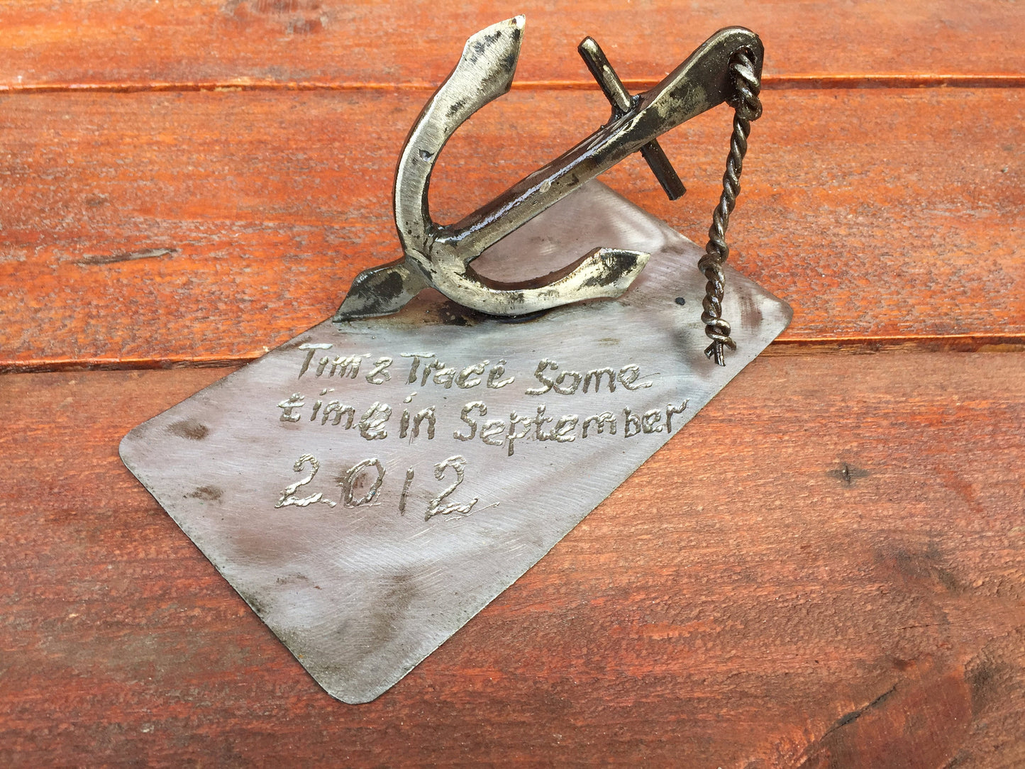 6th wedding anniversary gift for him, iron anniversary gift for him, 6 year anniversary, 6th anniversary, 11th anniversary gift, iron anchor