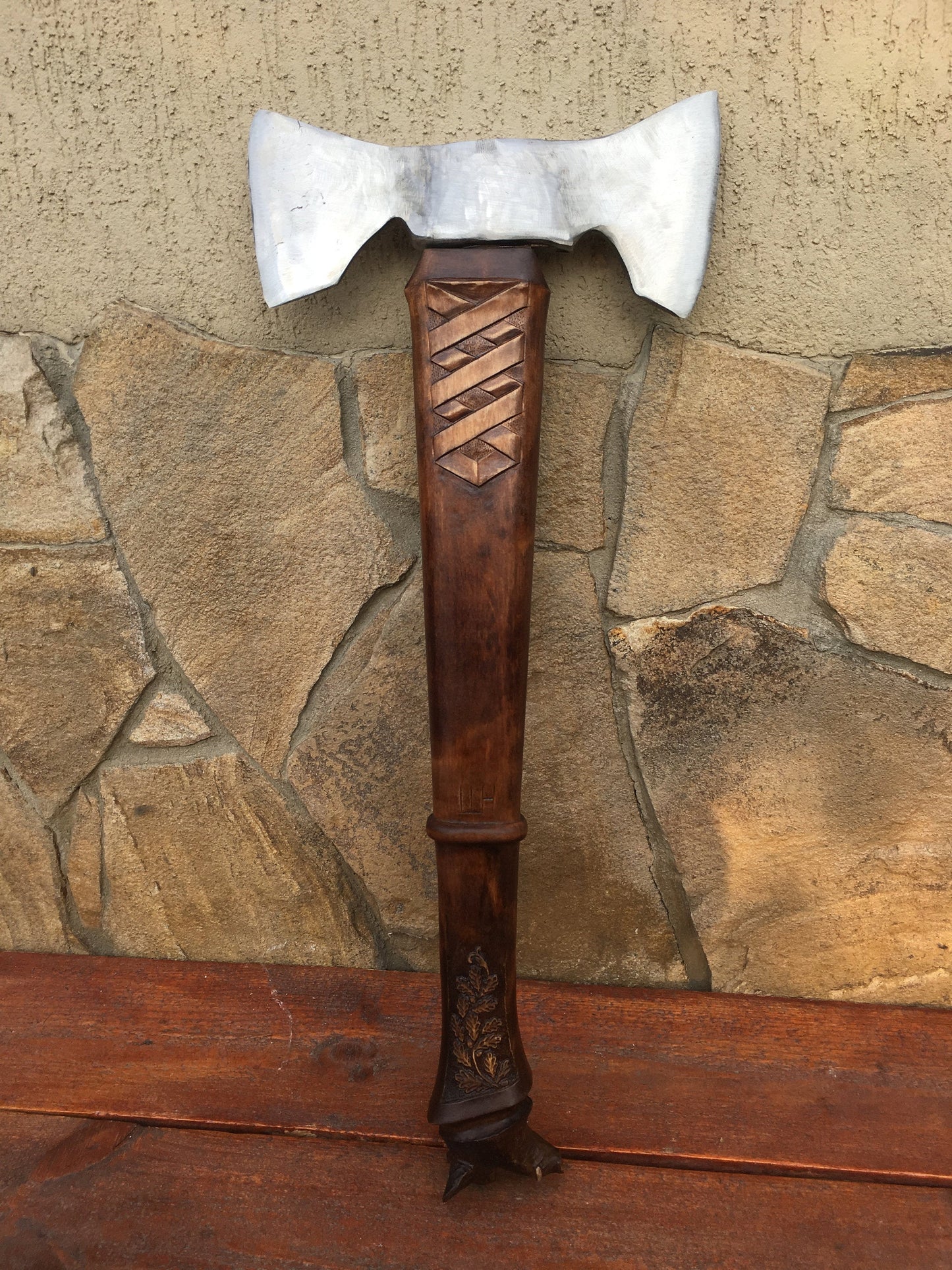Viking axe, tomahawk, engraved axe, axe, viking hatchet, custom axe, boar, forest gift,viking style axe, woodcarving axe, battle axe,war axe