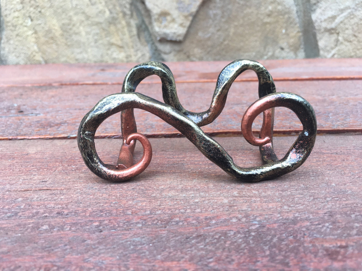Business card holder, iron anniversary gift for him, napkin holder, visit card box case, iron gift for him, industrial art, iron gifts