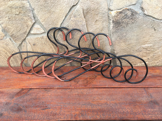 Set of 5 hangers forged metal, hangers for clothes, clothes hangers, storage hangers, closet hangers, hangers set, coat hanger, dress hanger