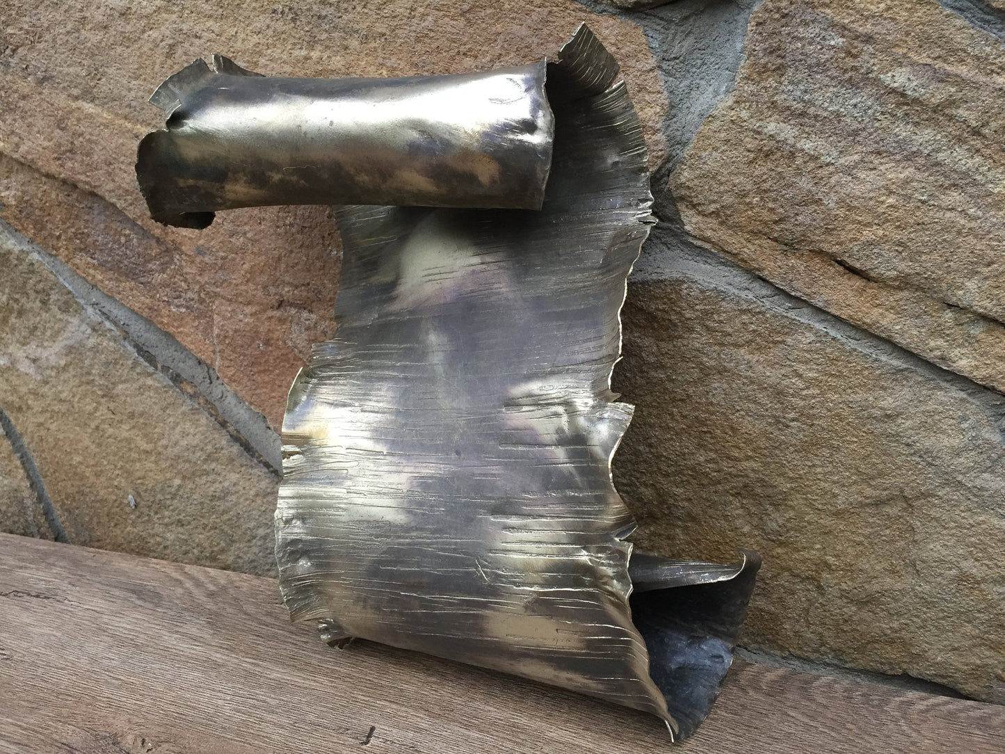 Bronze scroll, 8th anniversary, 19th anniversary, bronze gifts, bronze gift for him, bronze anniversary gifts for men, bronze gift for men