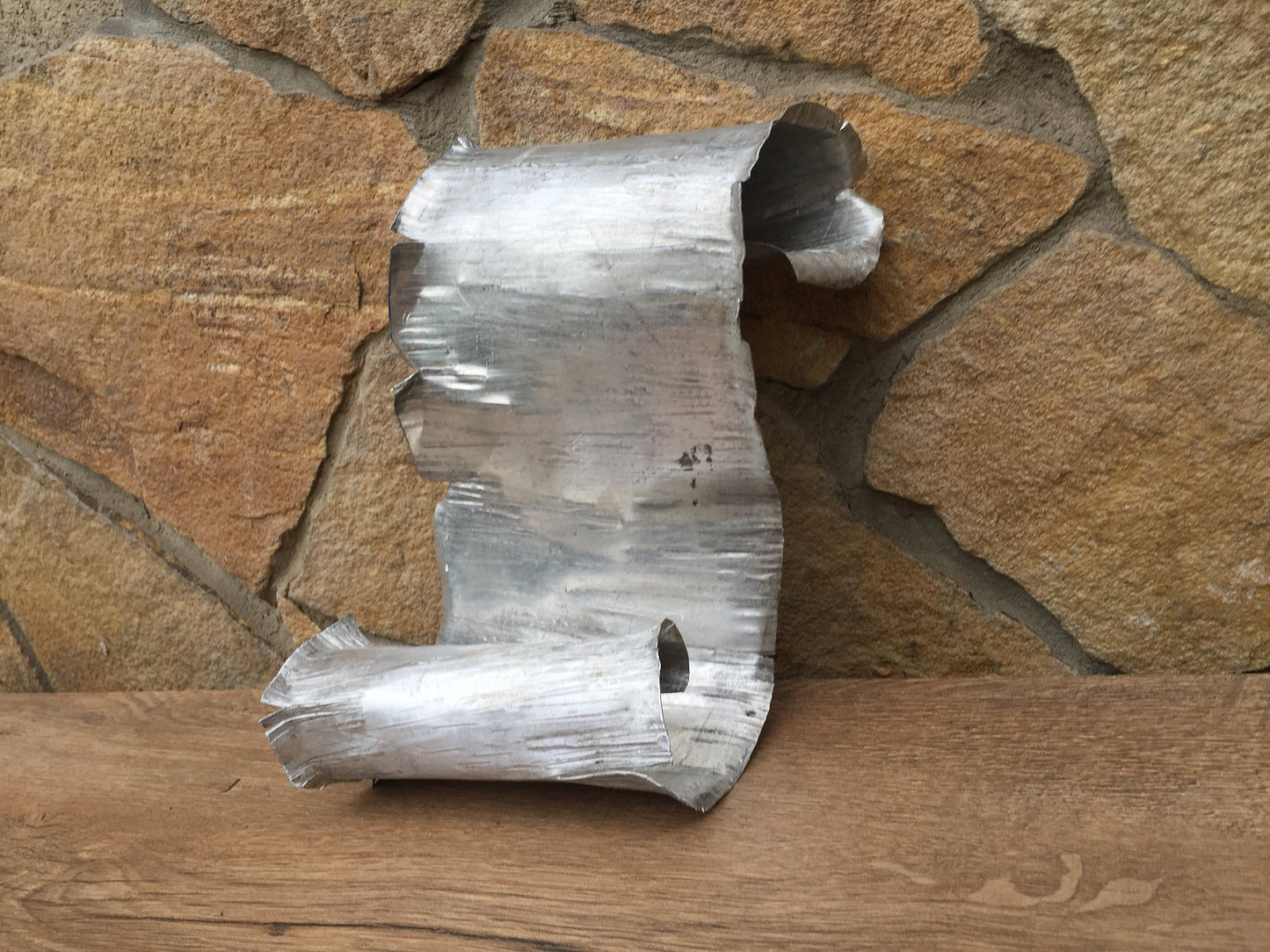 Aluminium scroll, 10th anniversary, tin scroll, aluminium anniversary, 10 year anniversary, tin anniversary, tin gift for him, tin gifts,tin