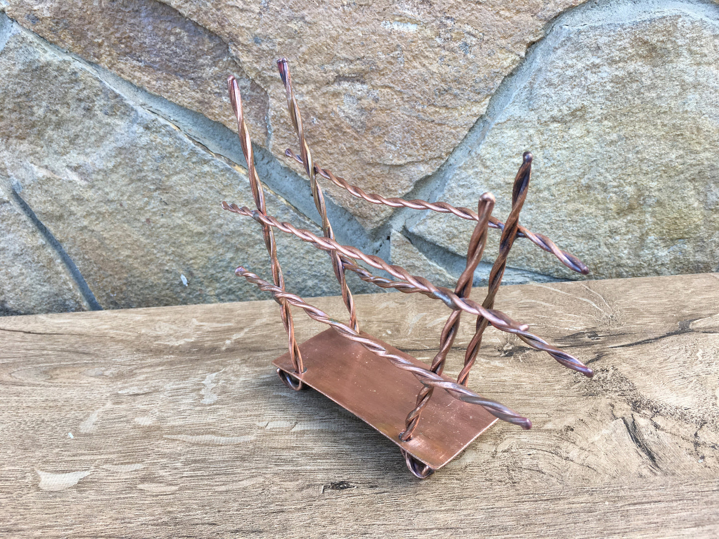 7 year gifts, copper napkin holder, napkin holder, copper gifts, 7th anniversary gift, copper anniversary, kitchen decor, kitchen gift