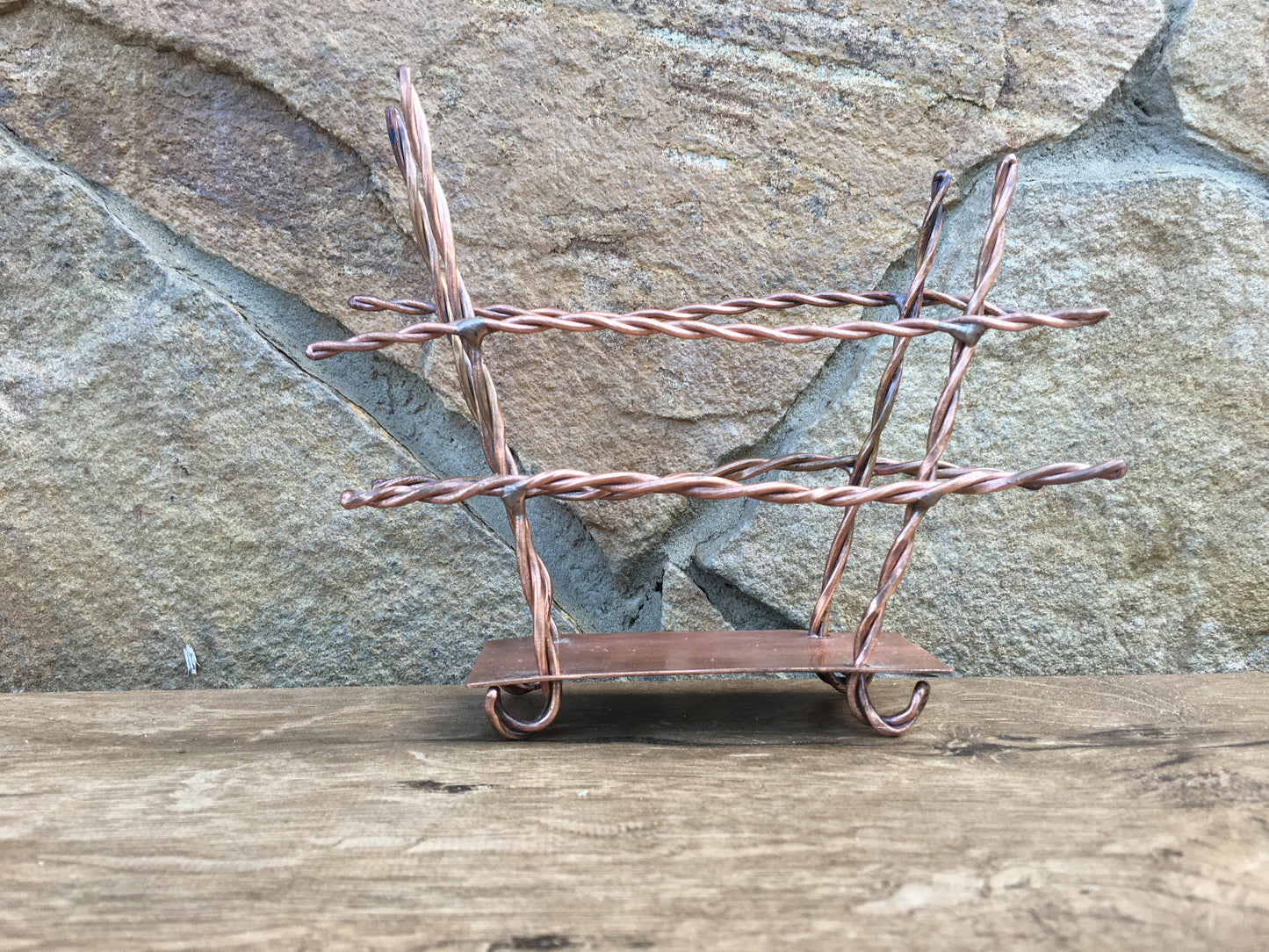 7 year gifts, copper napkin holder, napkin holder, copper gifts, 7th anniversary gift, copper anniversary, kitchen decor, kitchen gift