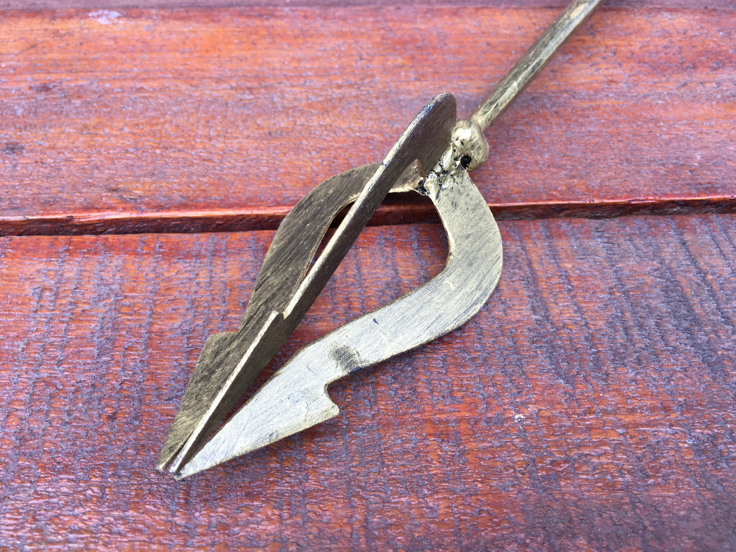 Mermaid trident, hand forged trident, scepter, sceptre, cosplay, cartoon, cartoon embroidery, axe