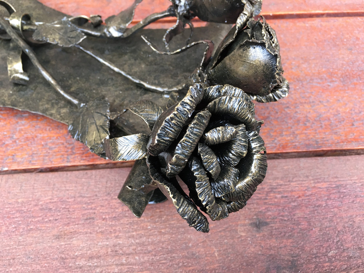 6th anniversary gift for her, iron anniversary gift for her, metal iron bouquet, iron rose, forged rose, iron gift, metal rose, iron gifts