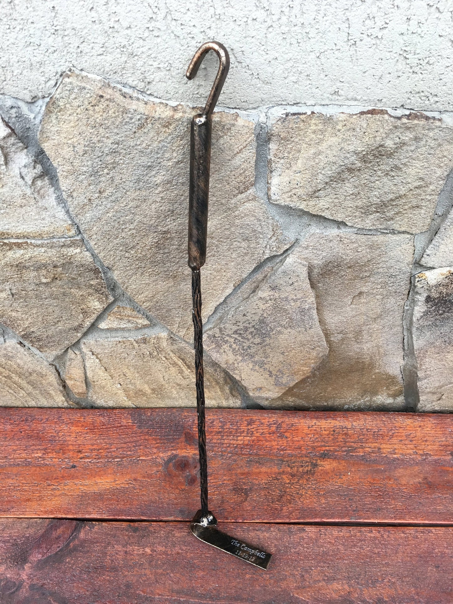 Fire poker, hand forged fire poker, fireplace, fireside, wrought iron poker, fire tool, log burner, fire pit, hearth, fire set,gift for him
