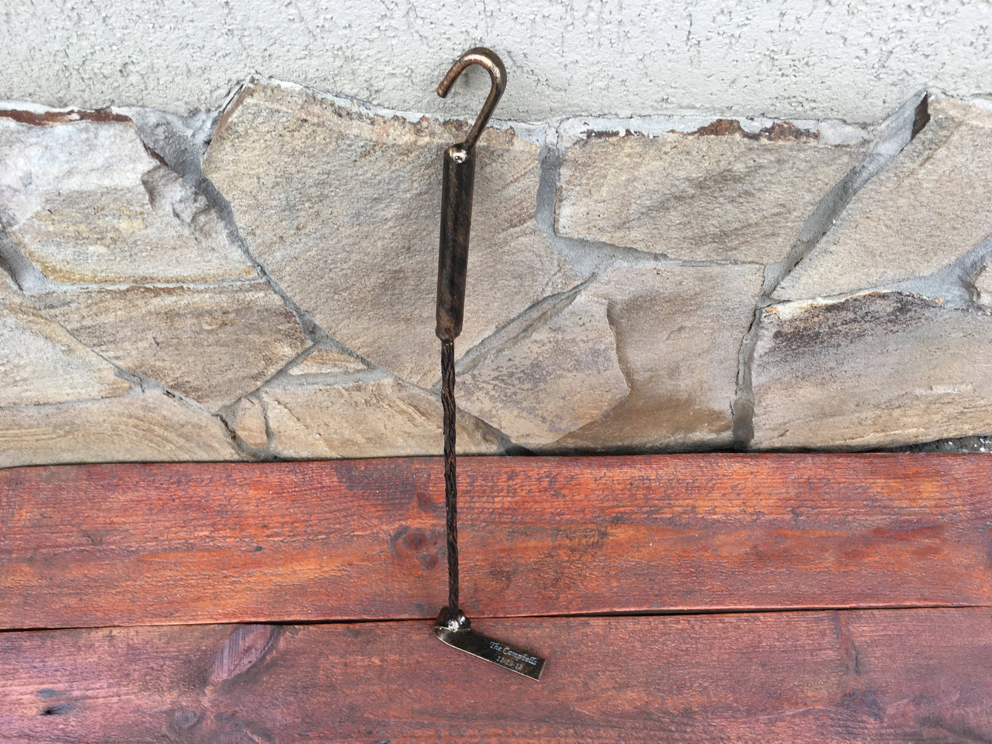 Fire poker, hand forged fire poker, fireplace, fireside, wrought iron poker, fire tool, log burner, fire pit, hearth, fire set,gift for him
