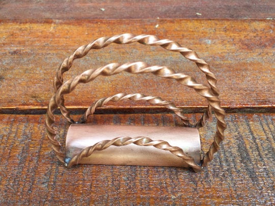 7th anniversary gift, napkin holder, copper gifts, 7 year gifts, copper napkin holder, copper anniversary, copper wedding, love talisman