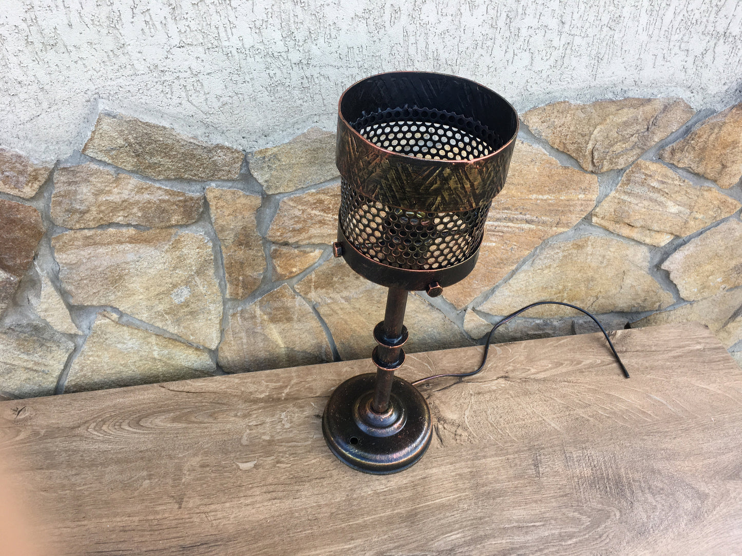 Sconce light, sconce lighting, iron gift, sconce lantern, 6th anniversary gift,torch,viking lantern,Olympic torch,sconce iron,sconce antique