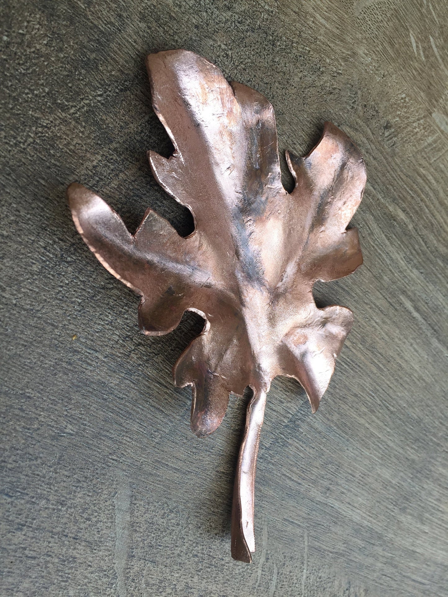 Copper maple leaf, copper anniversary gift, 7 year anniversary, copper gift, copper leaf, copper decor, 7th anniversary, copper art, leaf