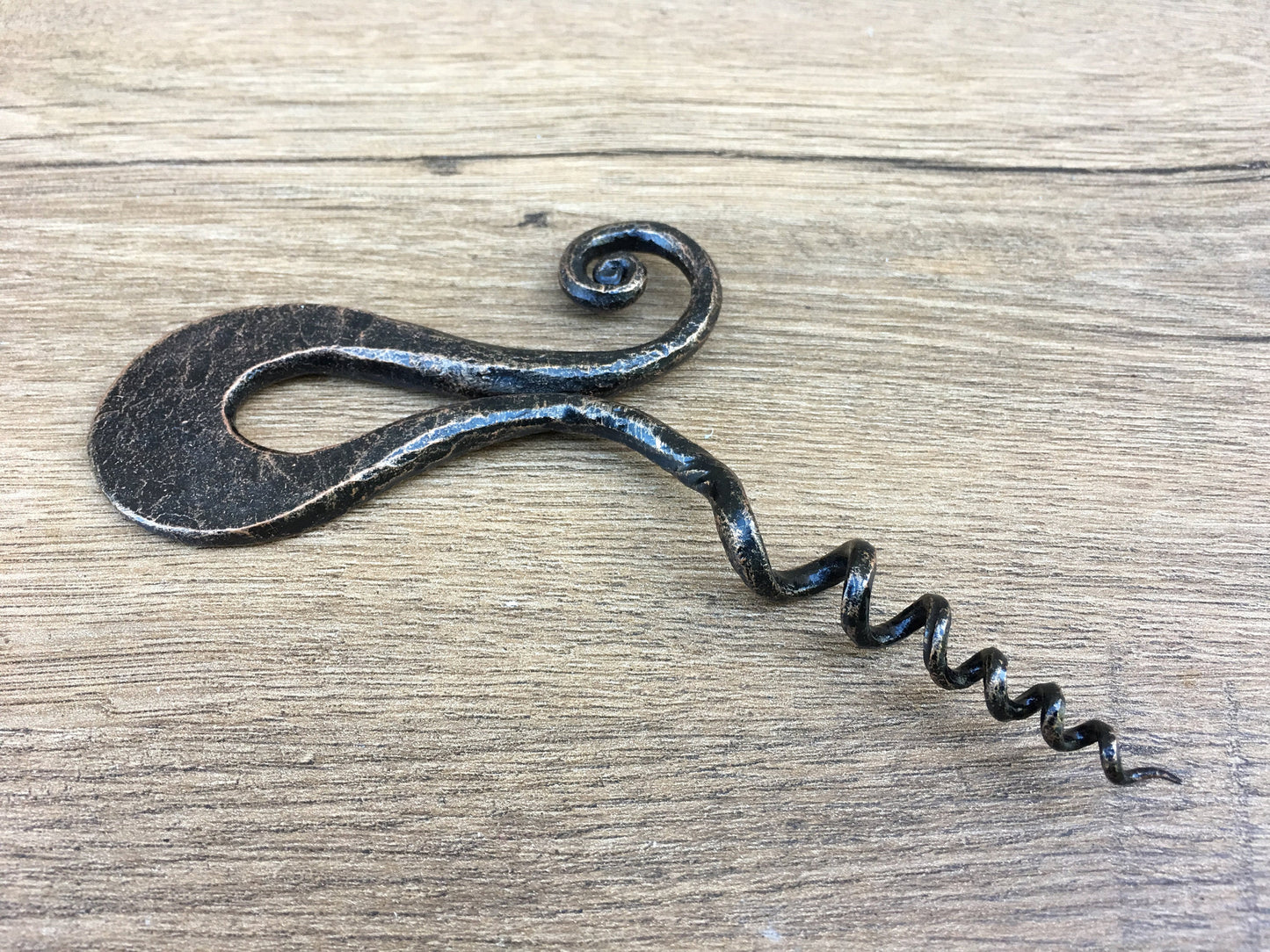 Corkscrew, bottle opener, iron gift for him, wine lover gift, viking cookware, viking utensils, viking camp kit,wine accessories,viking gift