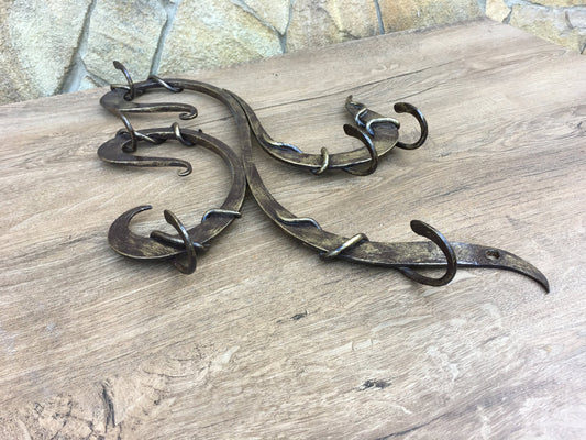 Wall hanger, wall decor, towel holder, hanger, coat hanger, kitchen decor, hooks, decorative hooks, hanger for wedding, Christmas gift