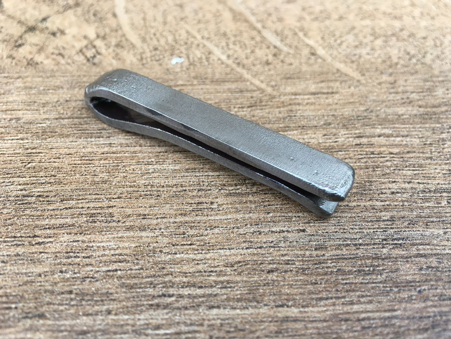Steel tie clip, tie clip, 11th anniversary, steel anniversary, engraved steel gift, steel anniversary gift, personalized tie clip, tie bar