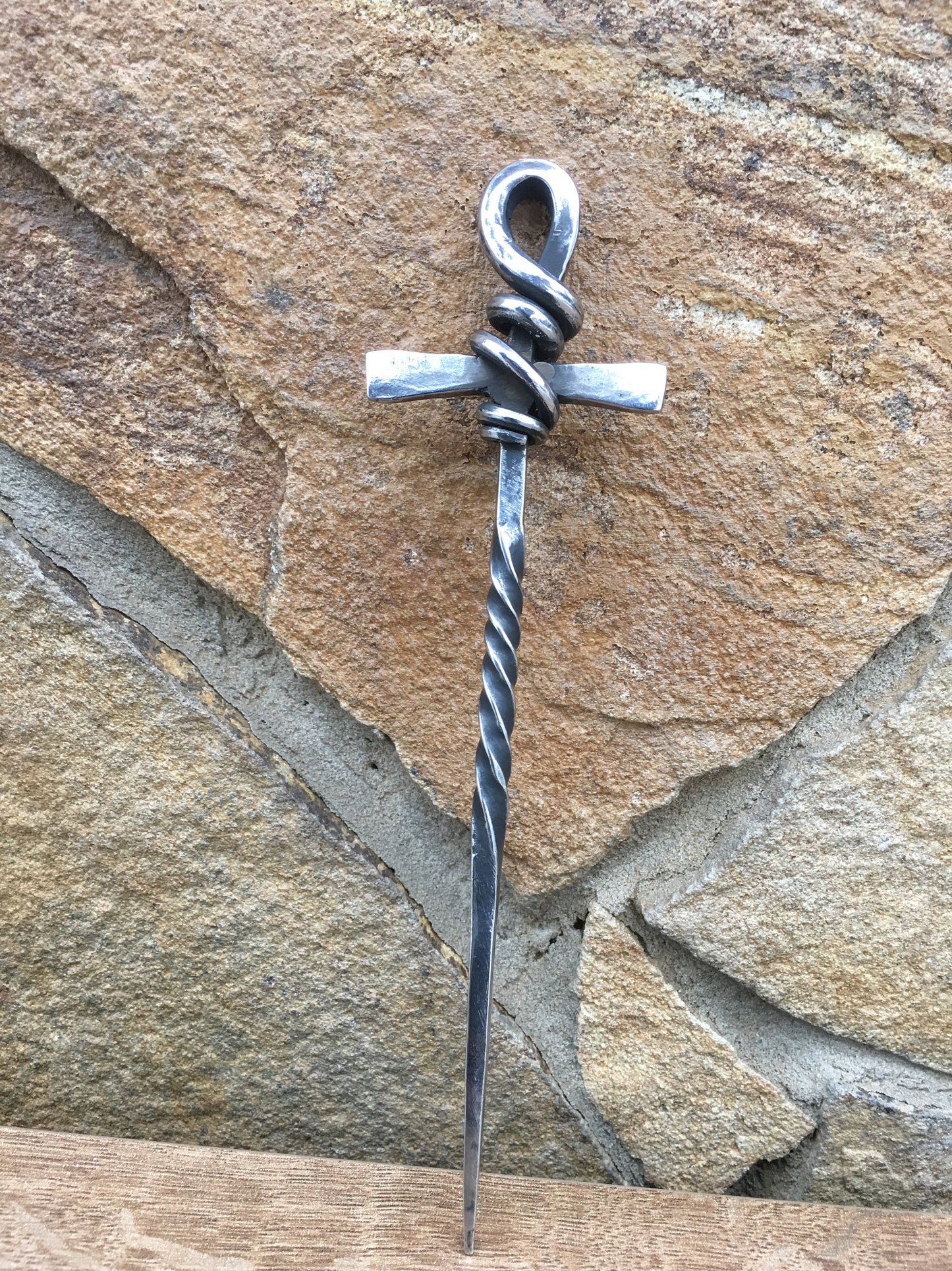 Ankh, stainless steel ankh, ankh skewer, food pricker, ankh necklace, ankh knot, ankh charm, ankh art, ankh jewelry, ankh for men, mythology