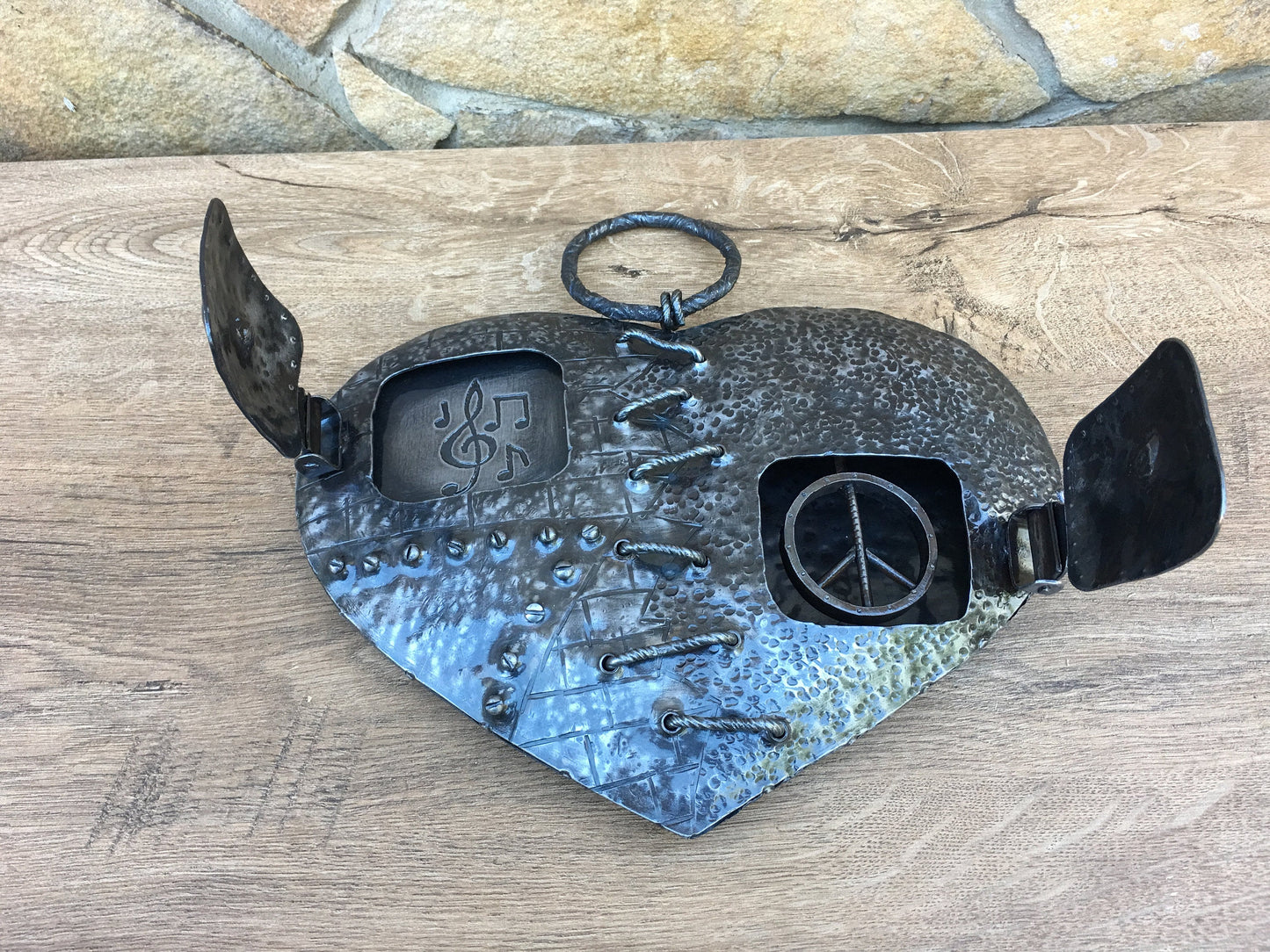 6th anniversary, 6 year anniversary, 11th anniversary, iron heart, iron anniversary gift, heart, anniversary gift, iron gifts, wedding gift