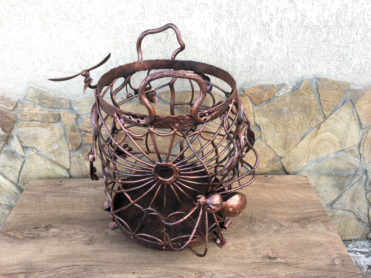 Fire wood holder, log basket, firewood basket, firewood rack, fireplace, firewood holder, iron basket, log holder, fireside basket, log rack