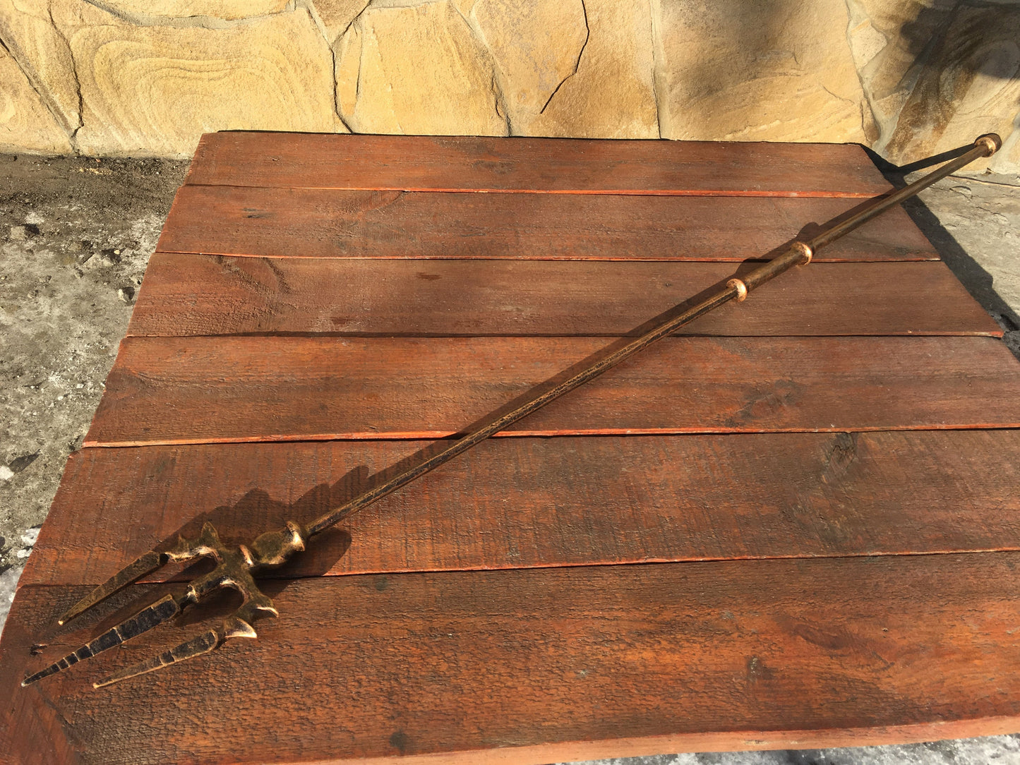 Poseidon trident, Neptun trident, mermaid trident, hand forged trident, cosplay, cartoon, cosplay trident, scepter,sceptre,embroidery