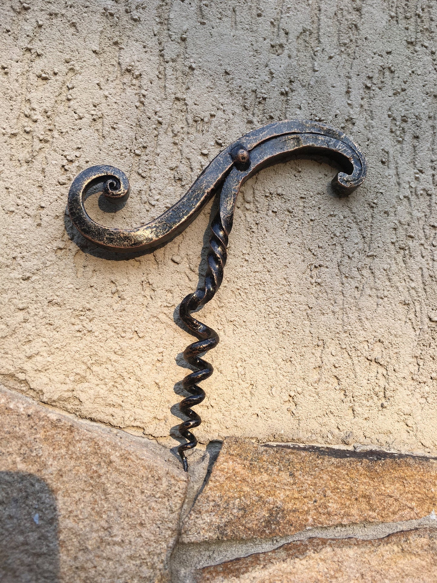 Corks screw, cork screw opener, cork screw charm, bottle opener, iron gift for him, wine lover gift,wine accessories, viking gift,iron gifts