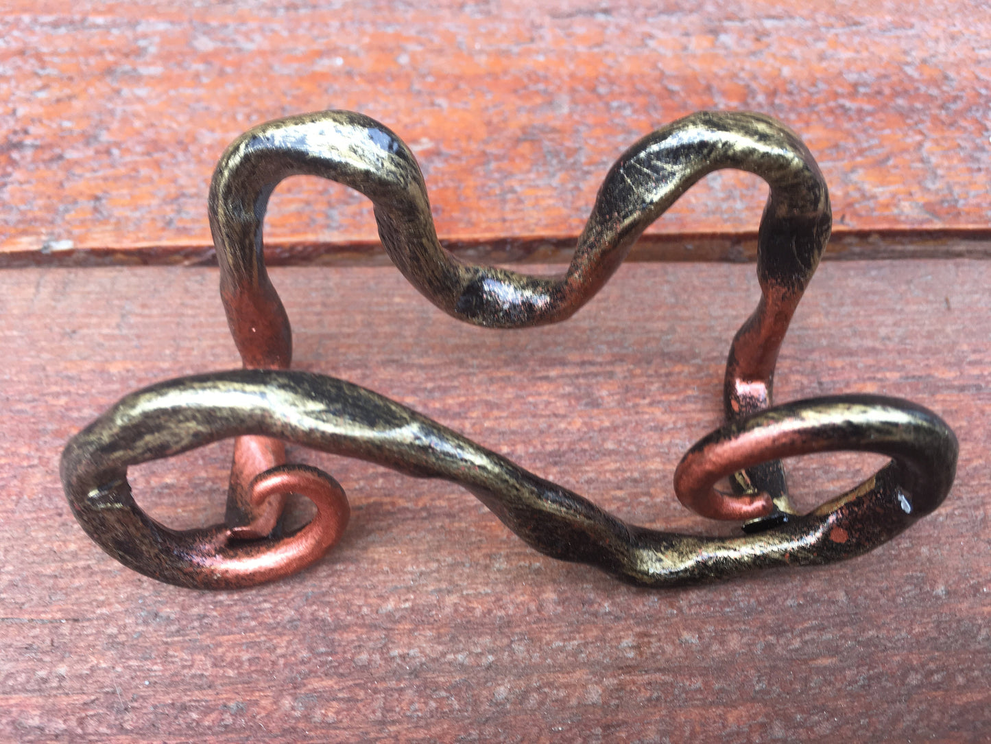 Business card holder, iron anniversary gift for him, napkin holder, visit card box case, iron gift for him, industrial art, iron gifts