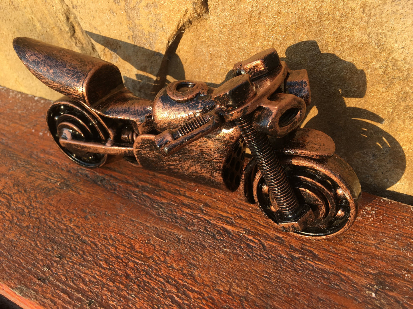Scrap metal motorcycle, steampunk motorcycle, recycled bike, upcycled, steampunk art, industrial art,biker gift,scrap,recycled metal,bikers