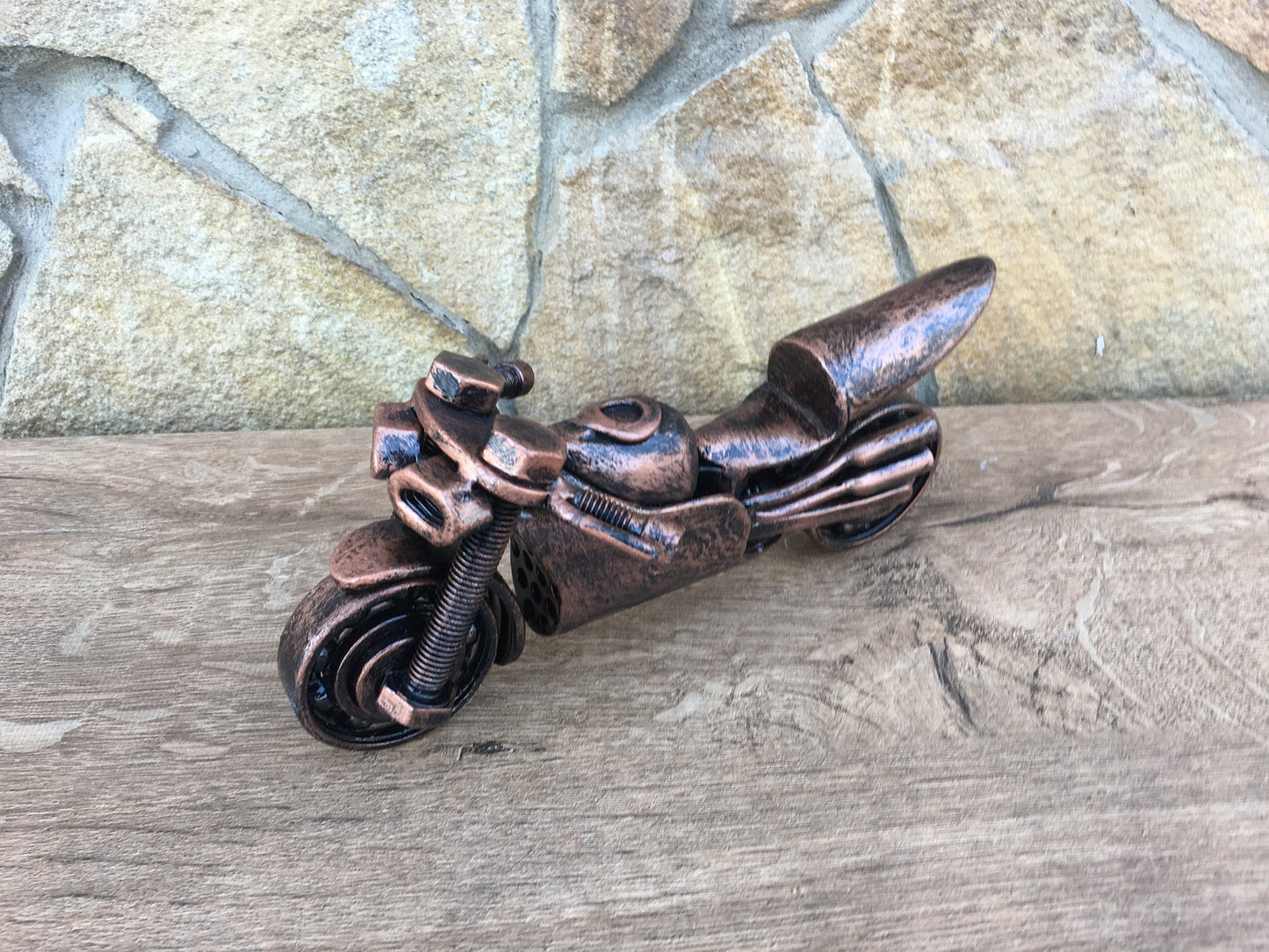Scrap metal motorcycle, steampunk motorcycle, recycled bike, upcycled, steampunk art, industrial art,biker gift,scrap,recycled metal,bikers