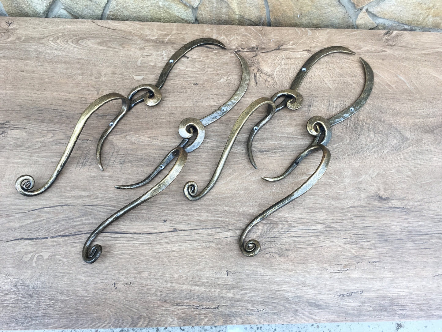 Entry door handle, barn door handle, door pull, closet door handle, closet door pulls, door pulls, forged art, garage handle, forged in fire